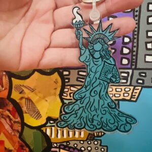 Lady Liberty Key Chain