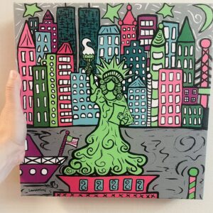 Wink at Warhol Lime Giclee