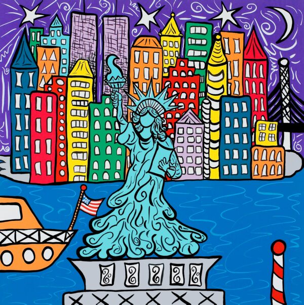 Lady Liberty Primary Print