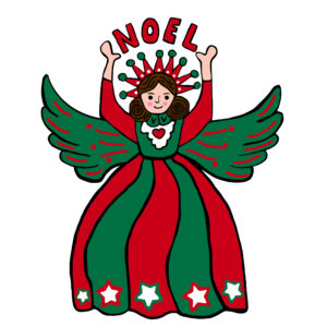 Noel Angel Card