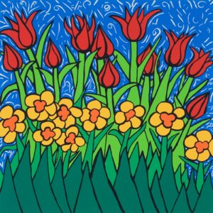 Queen of the Tulips Serigraph