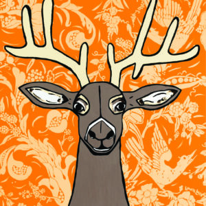 Going Stag (Tangerine) Print