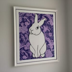 Hare Color (Purple) Print