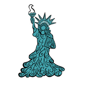 Lady Liberty Key Chain