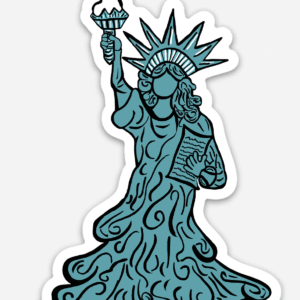Lady Liberty Sticker