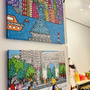 Washington Square Embellished Giclee