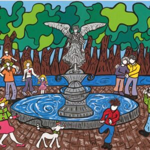 Bethesda Fountain Giclee on Paper
