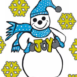 Joyful Snowman Card