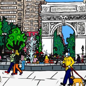 Washington Square Giclee on Paper